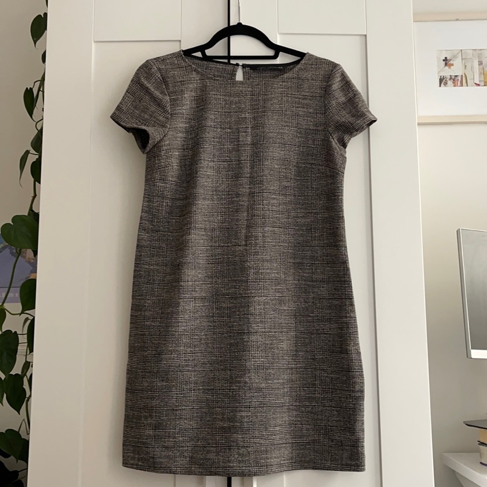 Zara gray mini dress XS